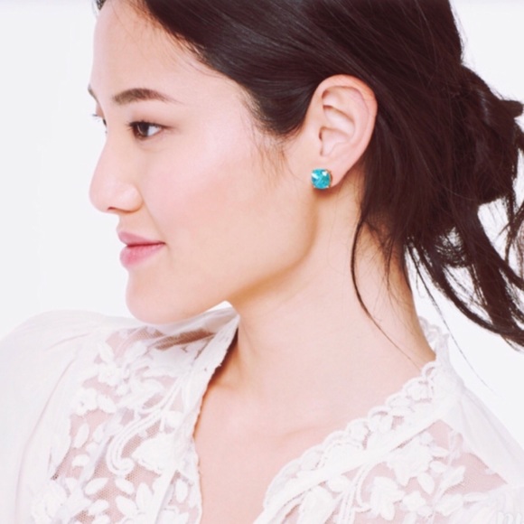 NWT Kate Spade Turquoise Stud Earrings - Picture 2 of 4
